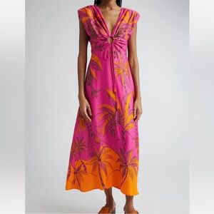 Farm Rio beach forest print dress